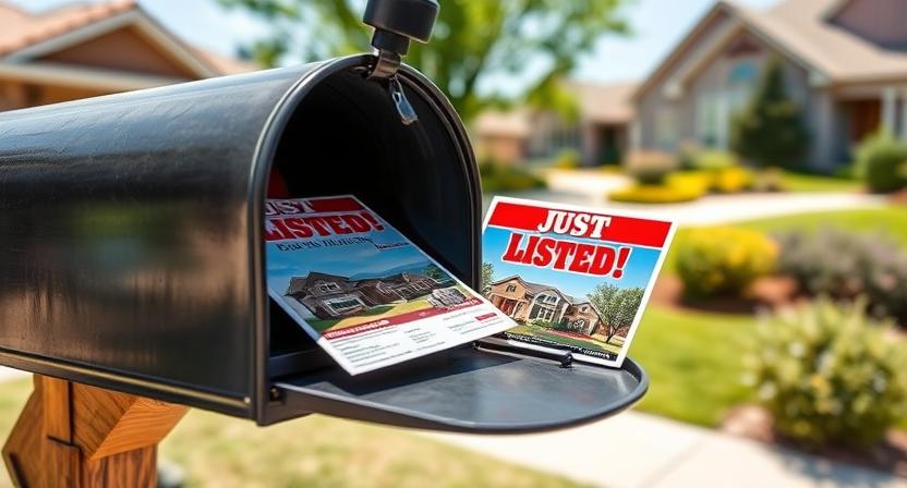 "Real Estate Direct Mail Postcards